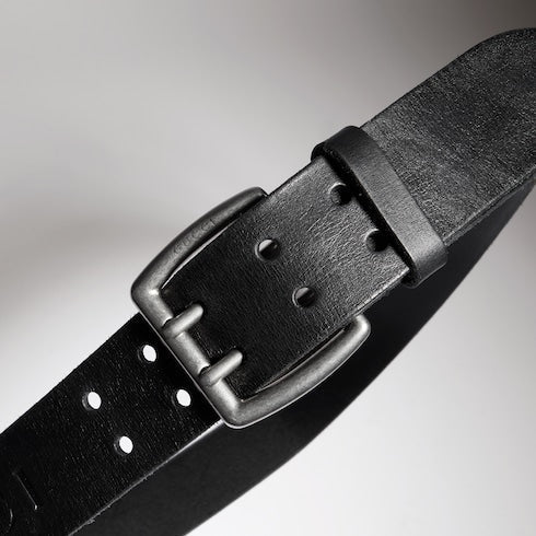 Belt with double prong
