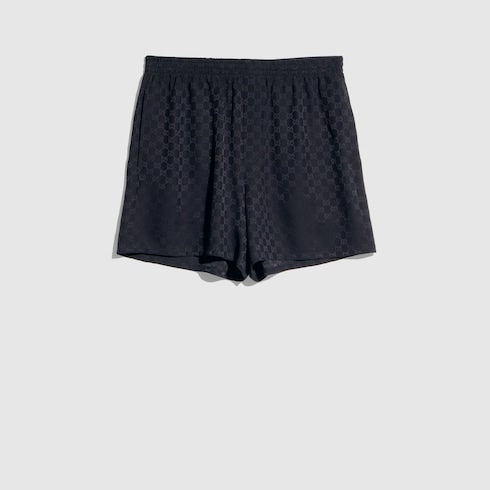 GG silk jacquard shorts