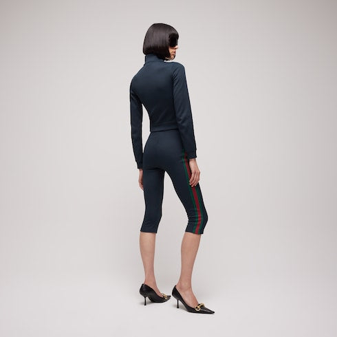 zip sweatshirt with Web