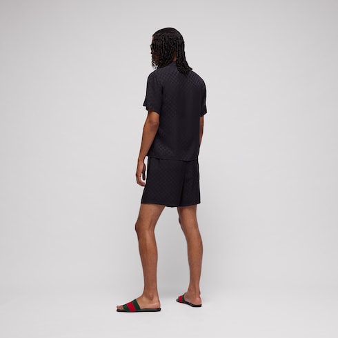 GG silk jacquard shorts