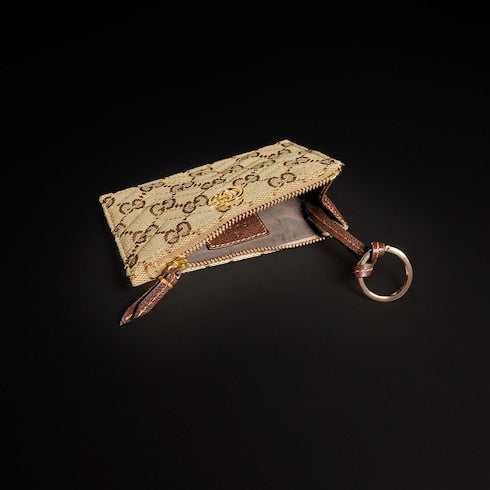 GG Marmont zip key pouch