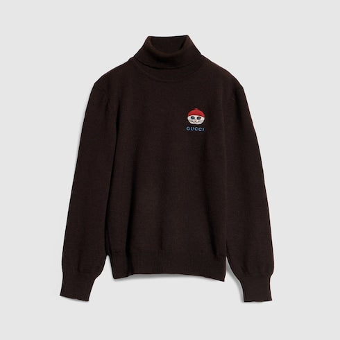 Children's wool turtleneck sweater