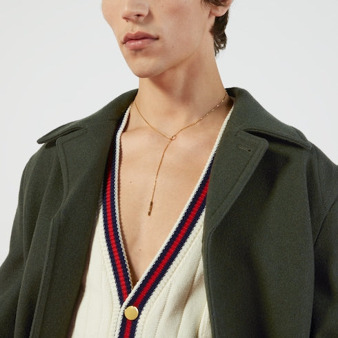 Gucci Link to Love 18k lariat necklace