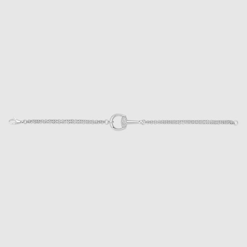Gucci Horsebit diamond 18k bracelet