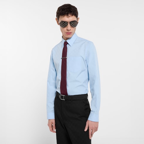GG cotton poplin shirt