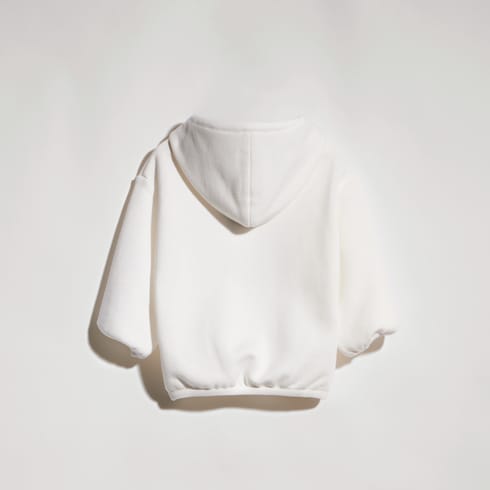 Baby cotton jersey hooded sweatshirt