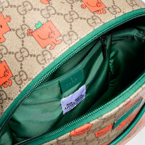 Children's printed GG backpack