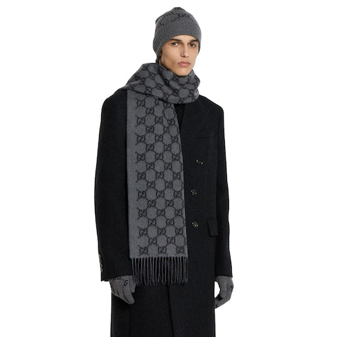 GG cashmere scarf
