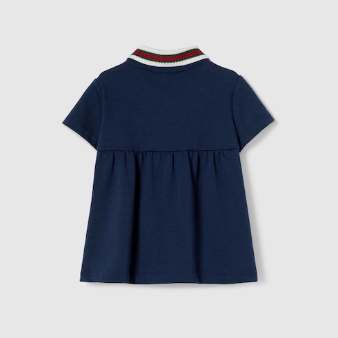 Baby cotton dress with Web