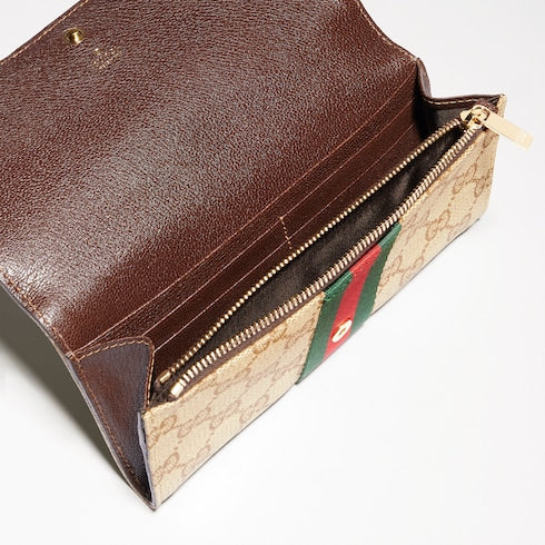 Long wallet with Web