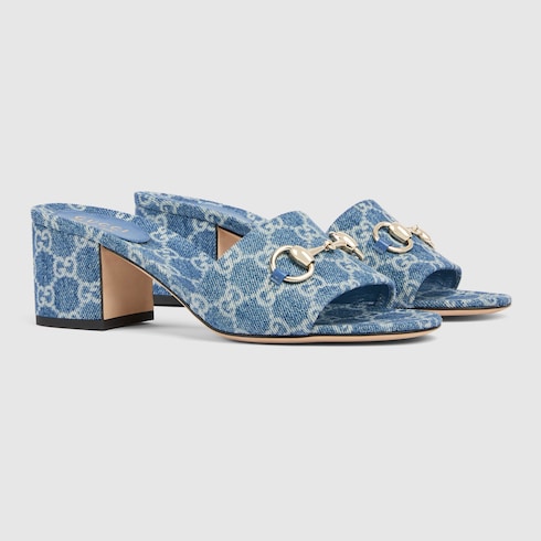 Women's slide sandal with Horsebit