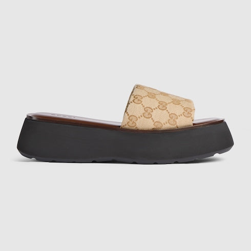 Women's flatform slide sandal