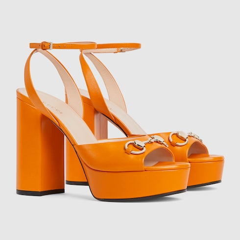 Women's Horsebit platform sandal
