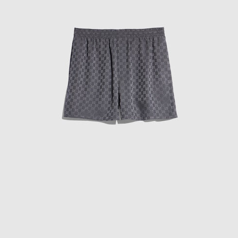 GG silk jacquard shorts