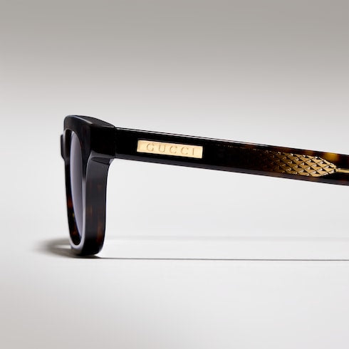 Rectangular-frame sunglasses