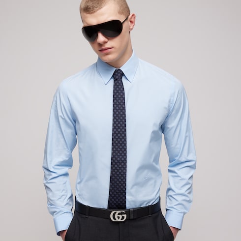 GG silk jacquard tie