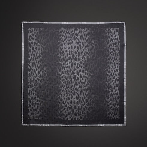 Printed silk twill carré