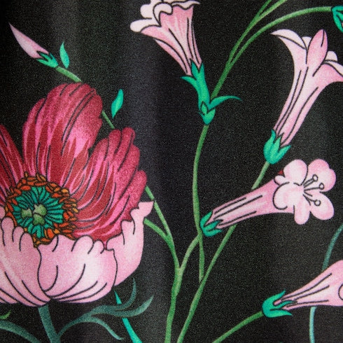 Printed nylon swim shorts