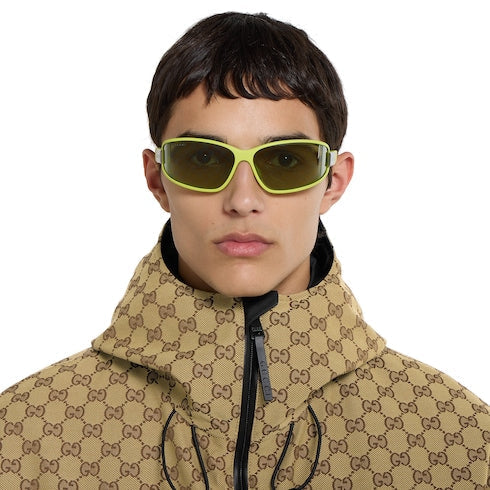 Rectangular frame sunglasses