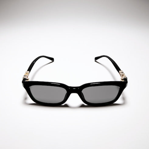 Rectangular-frame sunglasses