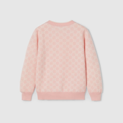 Children's GG wool jacquard sweater