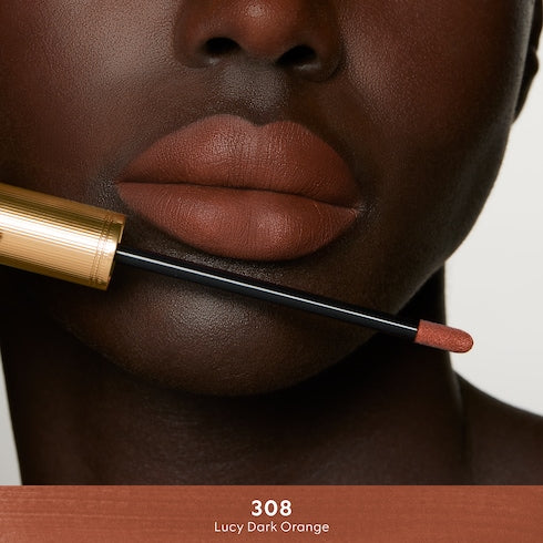 124 Emilie Brown, Rouge à Lèvres Liquide Mat Lipstick