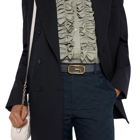 GG cotton gabardine pants