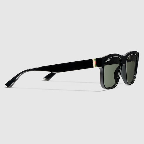 Rectangular frame sunglasses