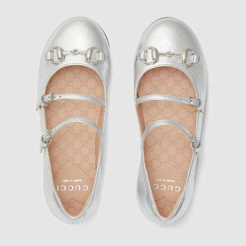 Children's ballet flat with Horsebit