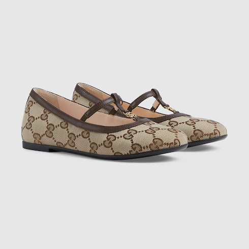 Children's Double G ballet flat