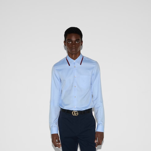 Oxford cotton shirt with Web