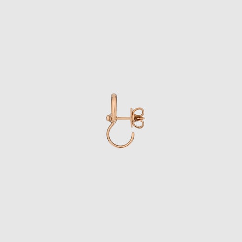 Gucci Horsebit diamond 18k stud earrings