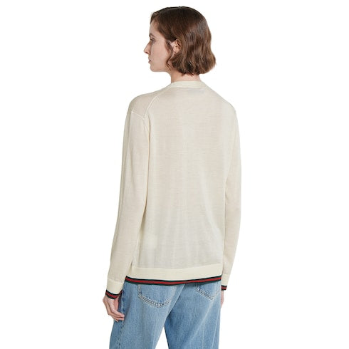 Extra fine cashmere silk cardigan