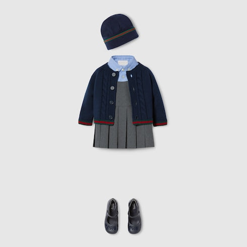 Baby Oxford cotton GG shirt