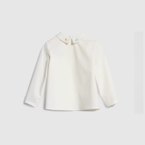 Baby cotton shirt with embroidery