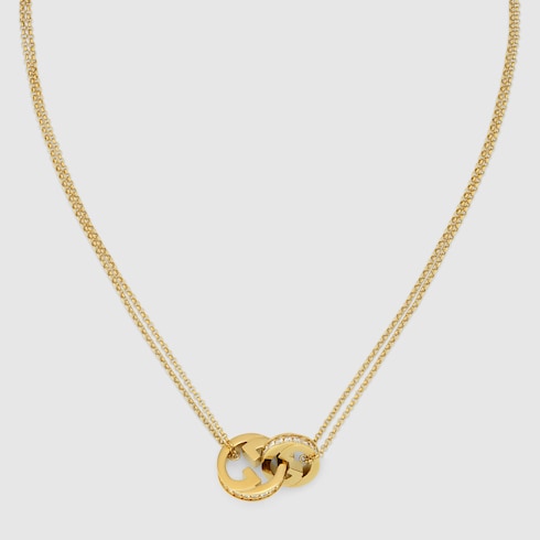 Gucci Blondie double chain necklace