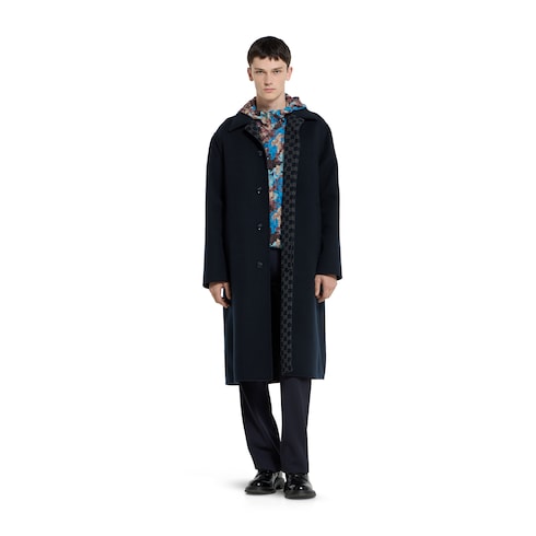 Double wool coat