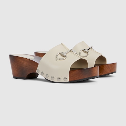 Women's platform clog with Horsebit