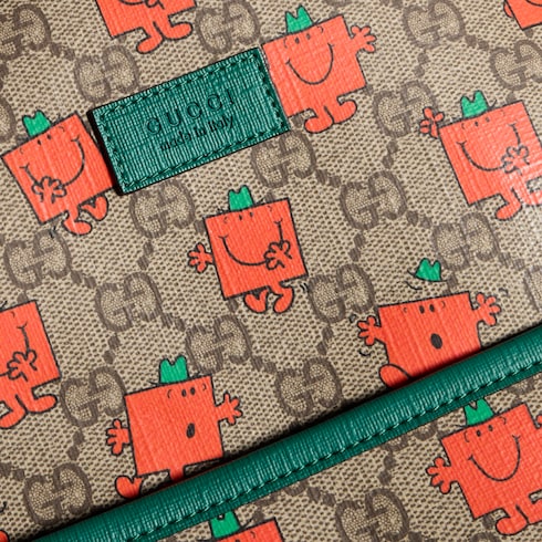 Children's printed GG backpack