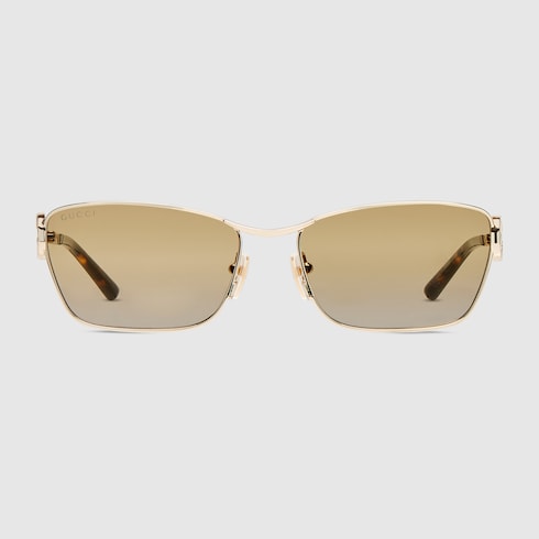 Rectangular frame sunglasses