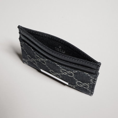 Card case with Gucci plaque