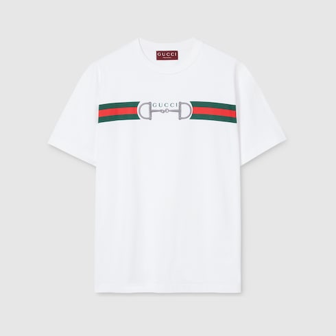 Cotton jersey T-shirt with print