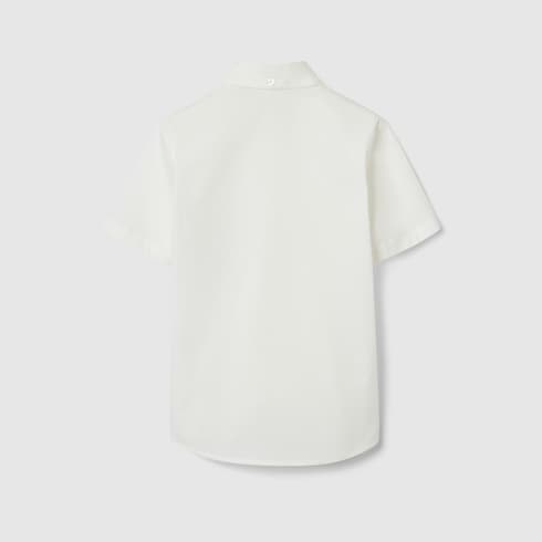 Children's cotton poplin shirt