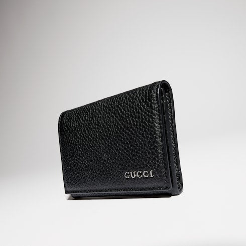 Card case wallet with Gucci logo