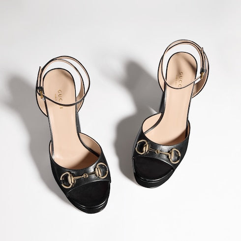Women's Horsebit platform sandal