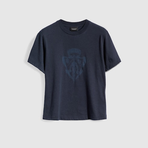 Cotton jersey T-shirt with Gucci crest