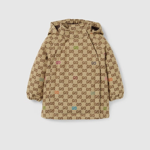 Baby padded GG canvas coat