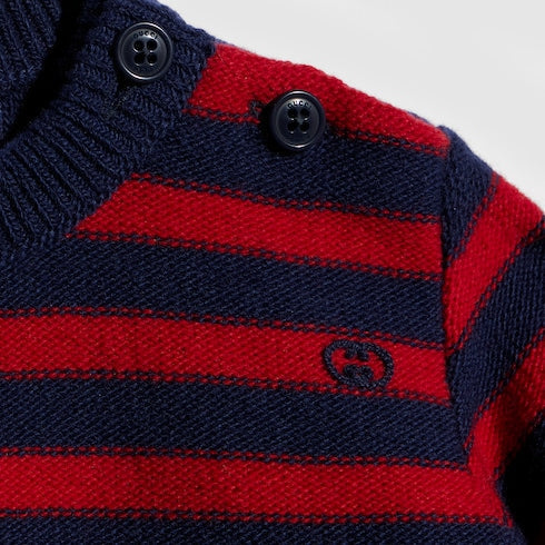 Baby striped wool sweater