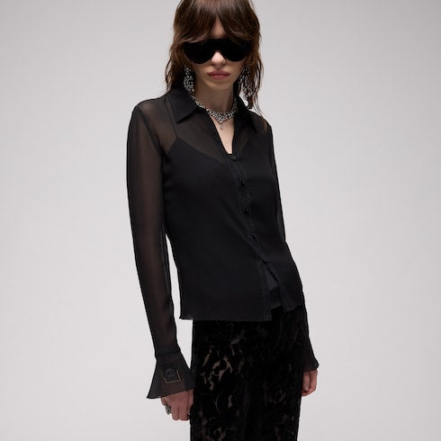 Light silk georgette shirt