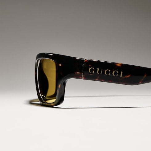 Rectangular-frame sunglasses